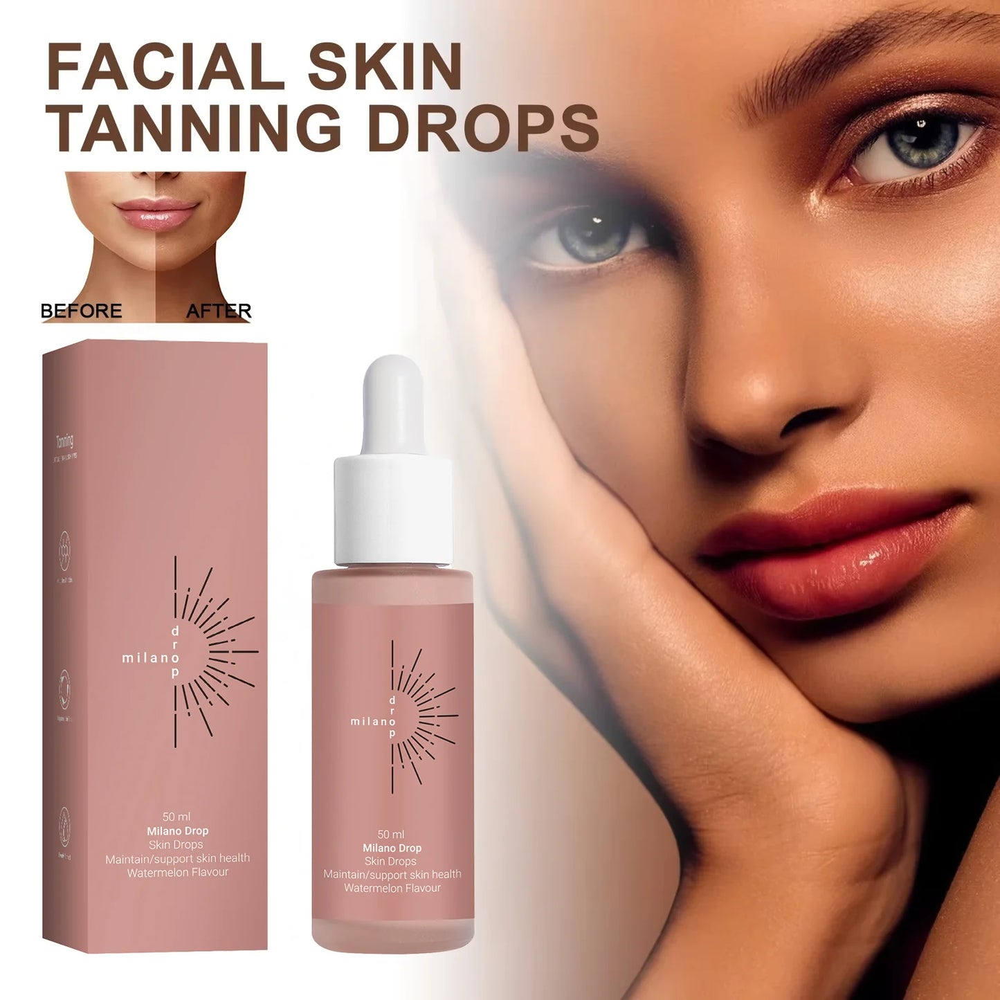Milano Tanning Face Drops